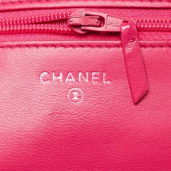 Chanel Pink Quilted Lambskin Leather Classic WOC Clutch Bag - Picture 7 of 10